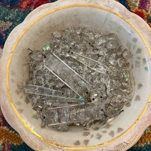 Antique chandelier crystals